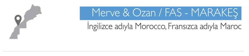 Merve & Ozan ( Fas / Marakeş ) afiş görseli