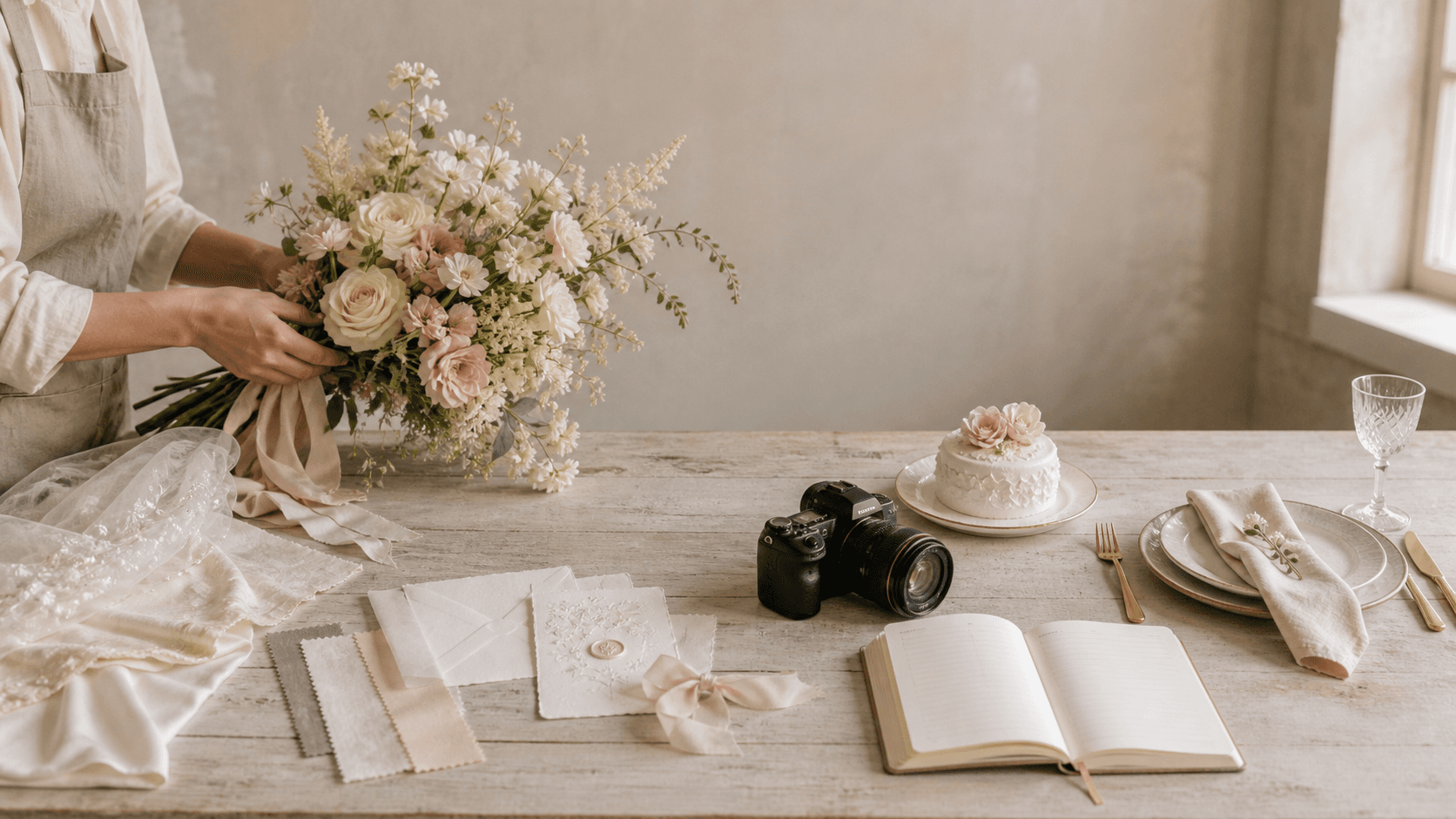 Düğün sektöründeki farklı uzmanlıkları temsil eden The Wedding komünitesi